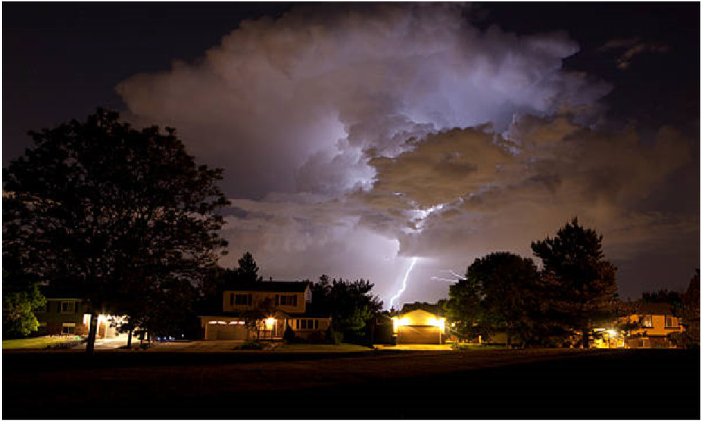 lightning weather whole house solar generator